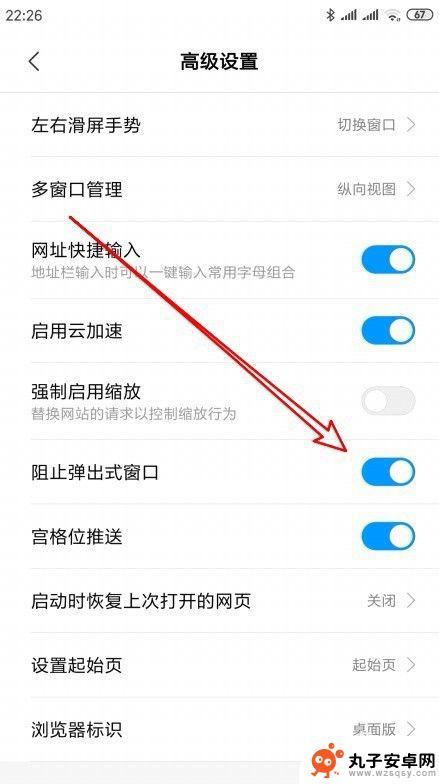 小米手机如何开启弹窗拦截 小米浏览器阻止弹出窗口的设置步骤