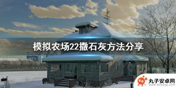 模拟农场怎么装石灰 模拟农场22怎么撒石灰