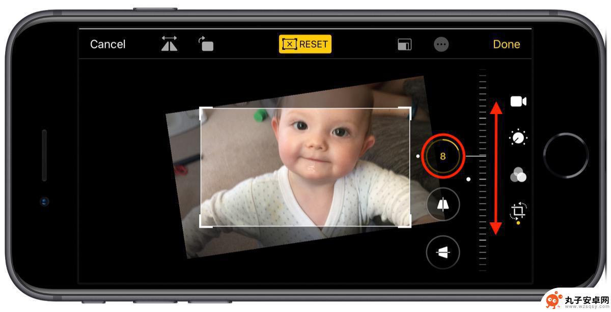 苹果手机视频如何拉丝 iOS 13 如何裁剪和旋转视频