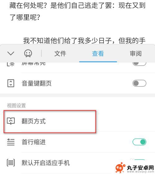 苹果手机wps怎么翻页 手机WPS如何设置翻页方式