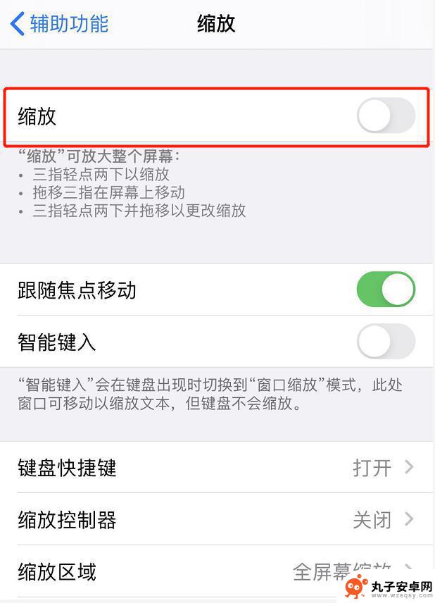 苹果手机不小心点到了缩放怎么办 iPhone 屏幕突然放大无法还原