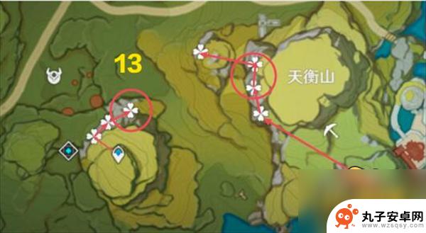 原神 琉璃袋 位置 原神琉璃袋在哪里采集路线图