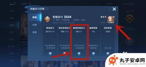 决胜巅峰怎么看英雄战力 王者荣耀如何查看英雄的最高战力
