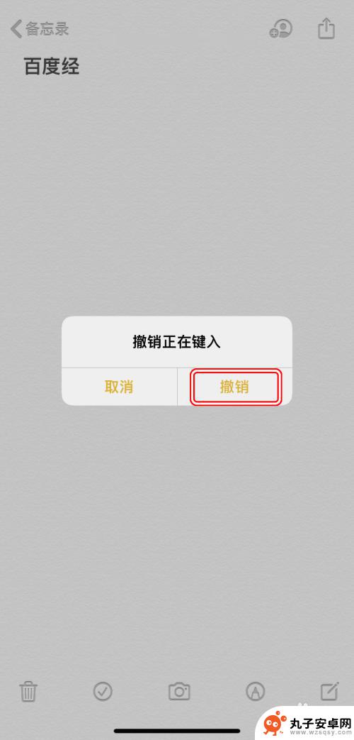 苹果手机撤销快捷 iPhone如何撤销最近的操作